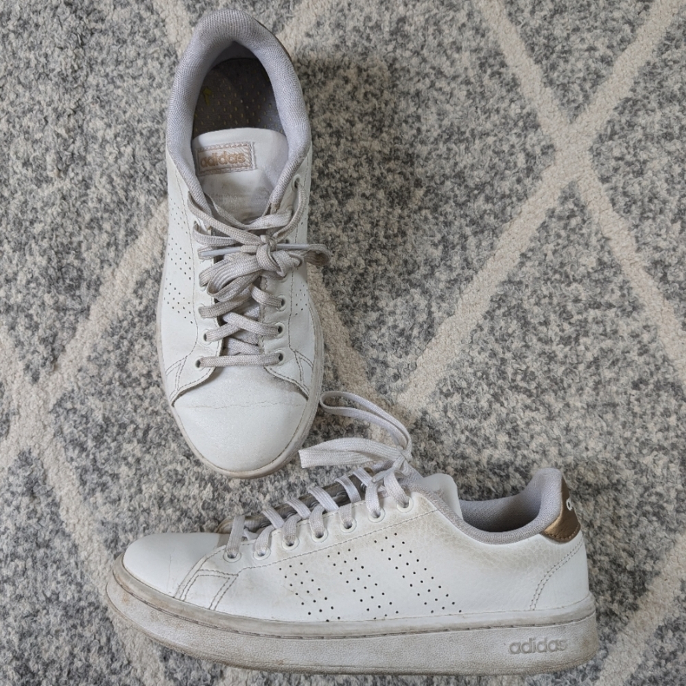 Adidas White Sneakers